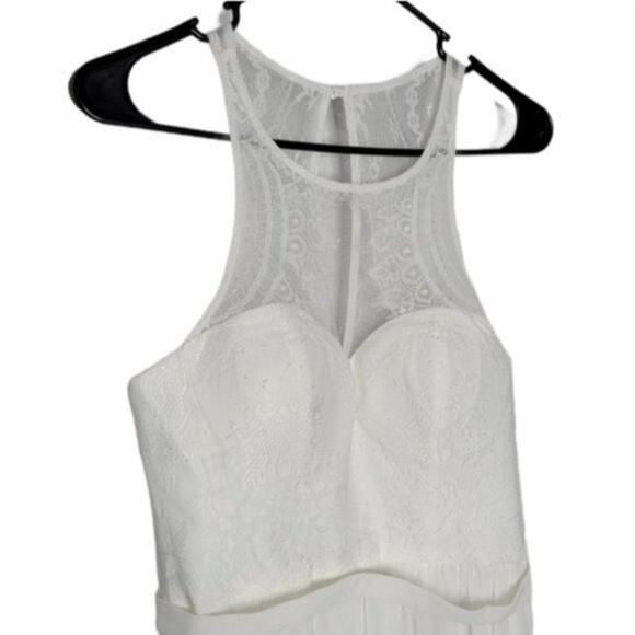 Bariano white Object of My Perfection Lace Detail Sweetheart Wedding Dress NEW 6 - Picture 5 of 12